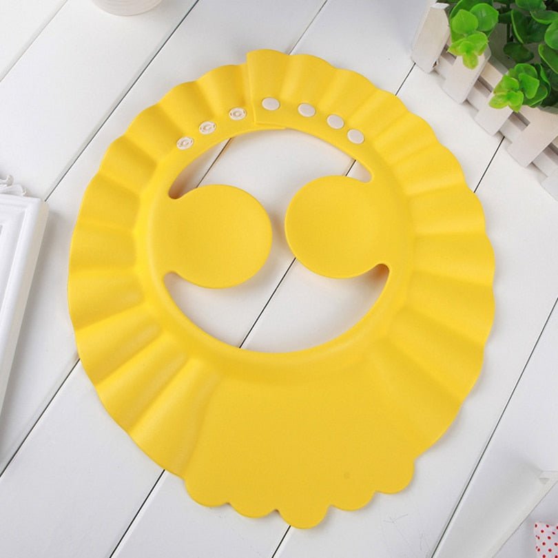 Visière chapeau pour douche bébé I ShampooCap™ - Maman et petit