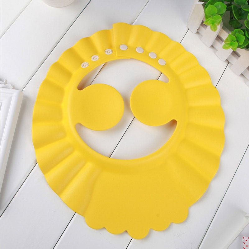 Visière chapeau pour douche bébé I ShampooCap™ - Maman et petit