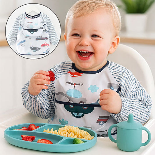 Bavoir bébé | tablier d'alimentation pour  0-2 ans